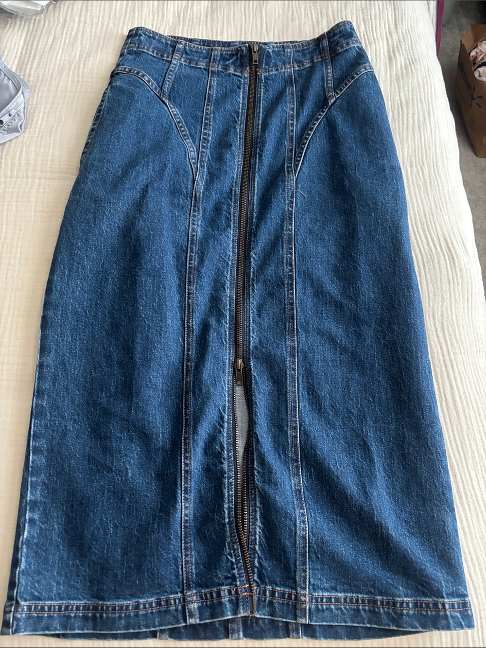 Anthropologie Pilcro Midi demon skirt